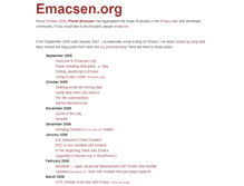 Tablet Screenshot of emacsen.org